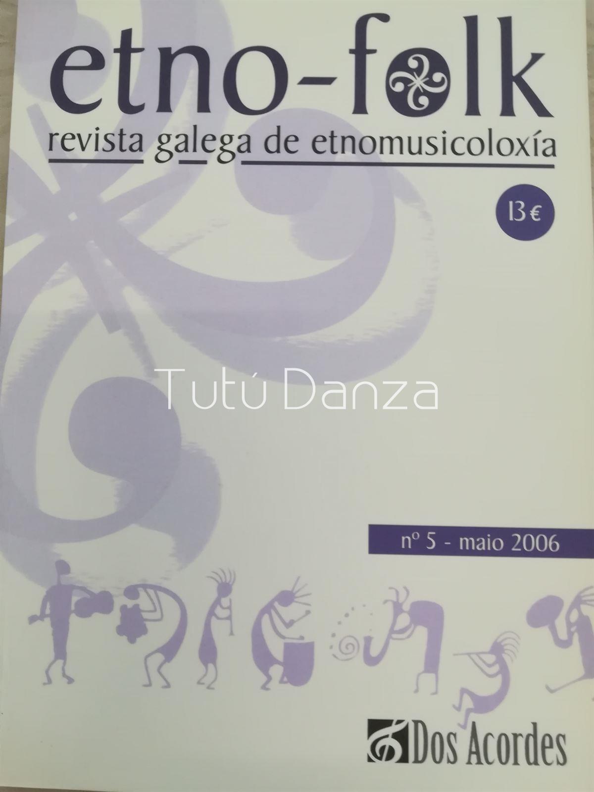 Libro. Etno-folk nº 5. Revista Galega de Etnomisicoloxía - Imagen 1