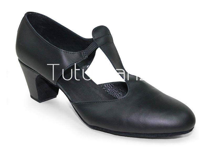 Zapato profesora tacón alto - Imagen 1